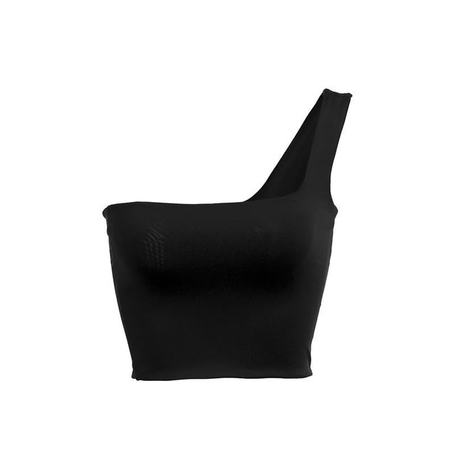 Damen-Tanktop auf einer Schulter-Bombardina.de