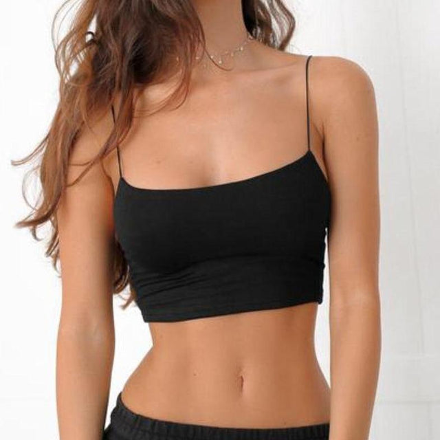 Damen-Tanktop mit dünnen Trägern-Bombardina.de