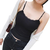 Damen-Tanktop mit Spitzen-Bombardina.de