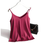 Tanktop aus Satin für Damen-Bombardina.de