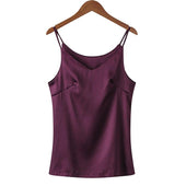 Einfarbiges Tanktop für Damen-Bombardina.de
