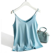 Tanktop aus Satin für Damen-Bombardina.de