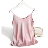 Tanktop aus Satin für Damen-Bombardina.de