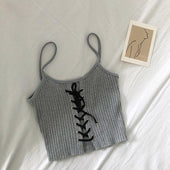 Damen-Tanktop mit Schnürung-Bombardina.de