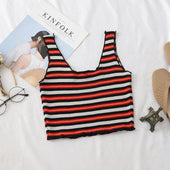 Gestreiftes Tanktop für Damen-Bombardina.de