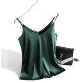 Tanktop aus Satin für Damen-Bombardina.de