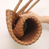 Geflochtene Strandtasche aus Stroh-Bombardina.de