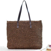 Schultergeflochtene Strandtasche-Bombardina.de
