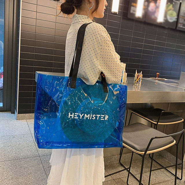 Strandtasche transparentna-Bombardina.de